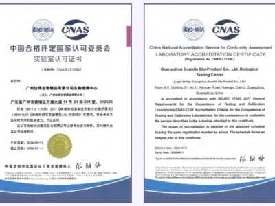 喜報 | 熱烈慶祝達(dá)博生物榮獲國家CNAS實驗室資質(zhì)認(rèn)證！